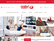Tablet Screenshot of cordaroys.com